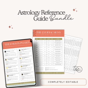 Astrology Reference Guide Bundle