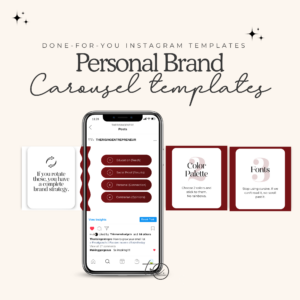 Personal Brand Carousel Templates