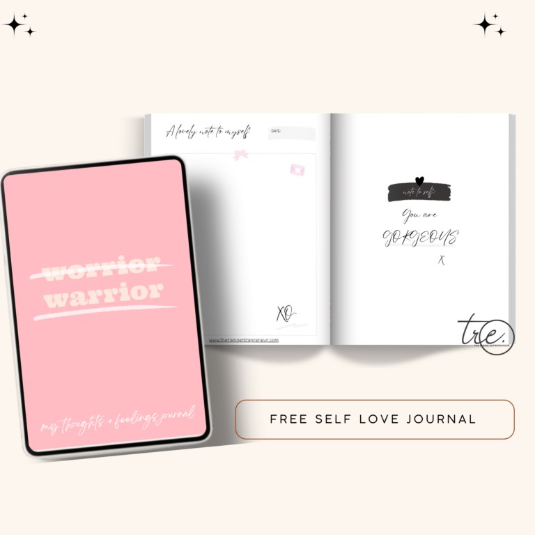 Free Self-Love Journal (for anyone who’s been mean to themselves lately)